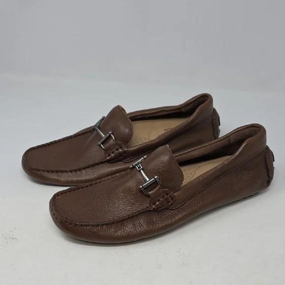 Nordstrom Brown Leather Loafers with Horsebit Detail Size 9.5 Dark Brown Horsebit Loafers for Men – HolloMen main image 4